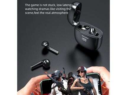 Wireless T28P Bluetooth V5.0 Tws Sports Headset With Led Display And Charging Case-1915196798759211012