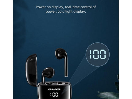 Wireless T28P Bluetooth V5.0 Tws Sports Headset With Led Display And Charging Case-1915196798759211013