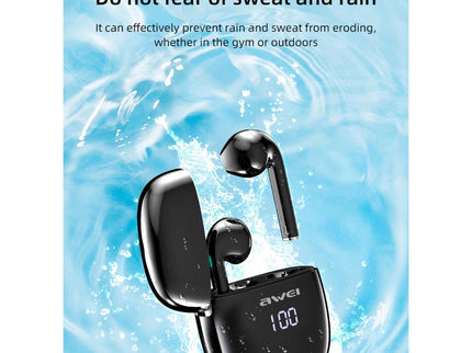 Wireless T28P Bluetooth V5.0 Tws Sports Headset With Led Display And Charging Case-1915196798759211015
