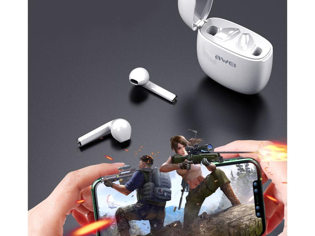 Wireless T28 Sports Tws Headset With Charging Case - White-1915196638666821634