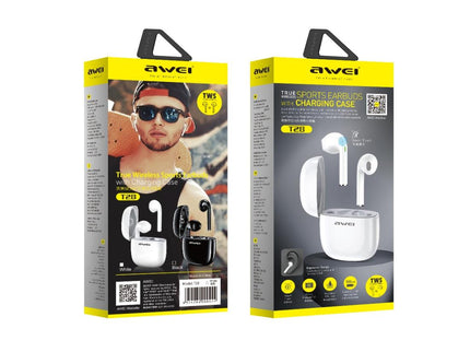 Wireless T28 Sports Tws Headset With Charging Case - White-1915196638666821638