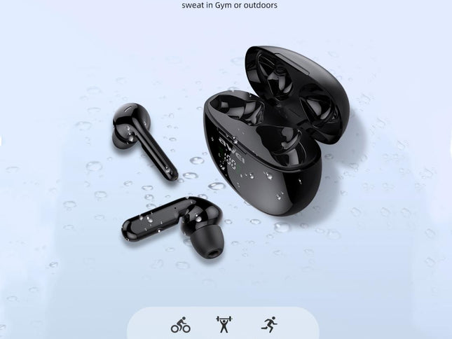 Wireless T15P Sports Headset With Led Display And Charging Case-1915196505233428482