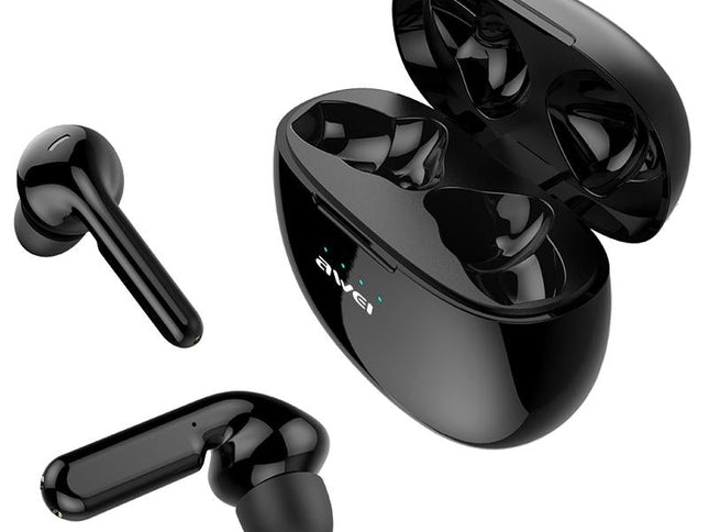 Wireless Sports Headset With Charging Case - T15 Tws Bluetooth V5.0 Black-1915196677946478593