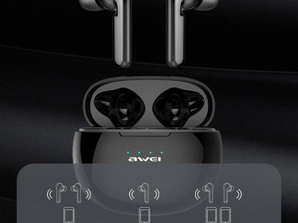 Wireless Sports Headset With Charging Case - T15 Tws Bluetooth V5.0 Black-1915196677946478598