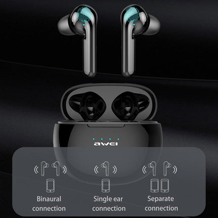 Wireless Sports Headset With Charging Case - T15 Tws Bluetooth V5.0 Black-1915196677946478598