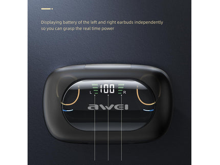 Wireless Active Noise Reduction Earphones - Black-1915196709240180741