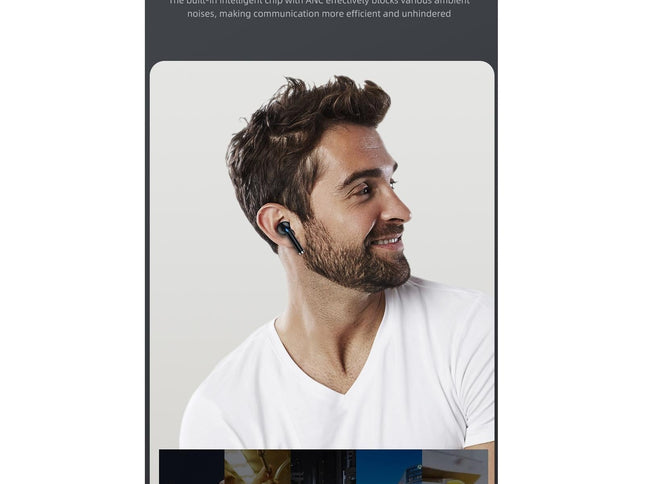 Wireless Anc Bluetooth Earphones - Black-1915196725233061890