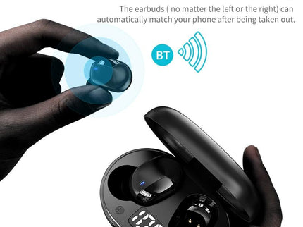 Mini Bluetooth Earphones With Magnetic Charging Box - Eb62-1915197059431010312