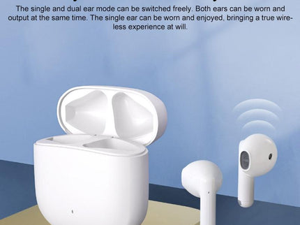 White Wireless Bluetooth Earbuds-1915196625987440644