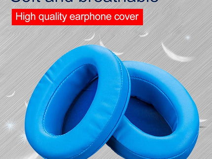 Oval Leather Headphone Case For Brainwavz Hm5 / Philips Shp9500 - White-1915196630110441476