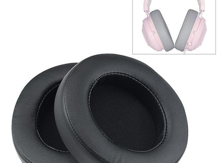 2-Pack Replacement Earpads For Razer Kraken 7.1 V2 Pro Headphones - Black Sponge Cover-1915198113577046021