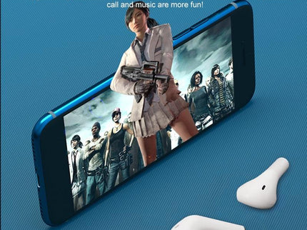 Wireless Bluetooth Earphones With Touch Display - White-1915196624737538057