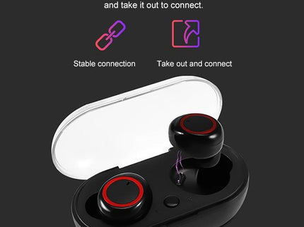 Wireless Stereo Bluetooth Headset With Charging Case - Bth-K08 Tws V5.0-1915198321992011781