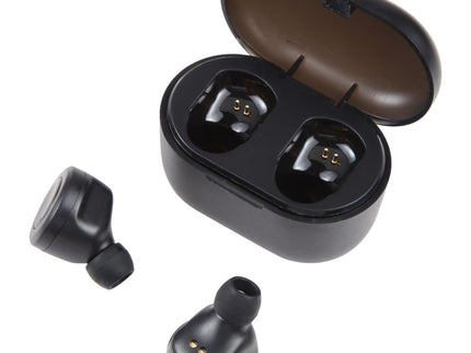 Black A6 True Wireless Earbuds + Charging Box-1915196698003640320