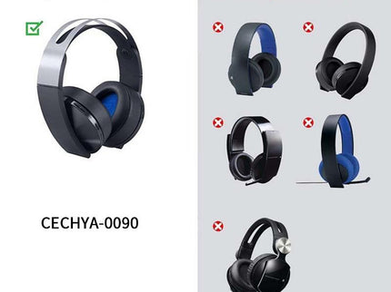 2-Pack Sony Ps4 Platinum Earpad Covers - No Mesh-1915197856030003204