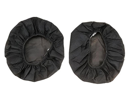 Black Disposable Earphone Earmuffs - Dust & Sweat Proof Breathable-1915196776139329536