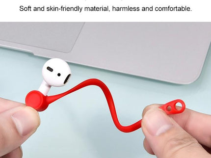Anti-Lost Wireless Headphones With Lanyard For Apple 1 / 2 - White-1915196639912529922