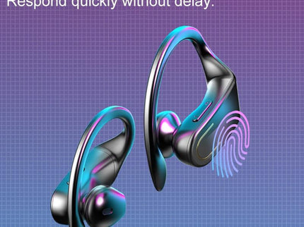 Wireless Bluetooth Earphones With Magnetic Charging Case & Digital Display-1915197253488873480