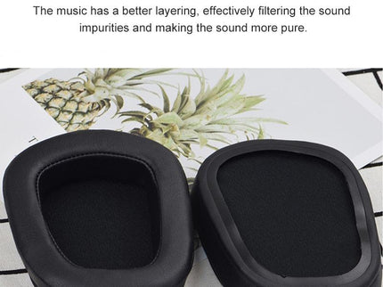 2-Pack Sheepskin Earphone Cushion Covers For Logitech G633 G933 Earmuffs-1915197908123258882