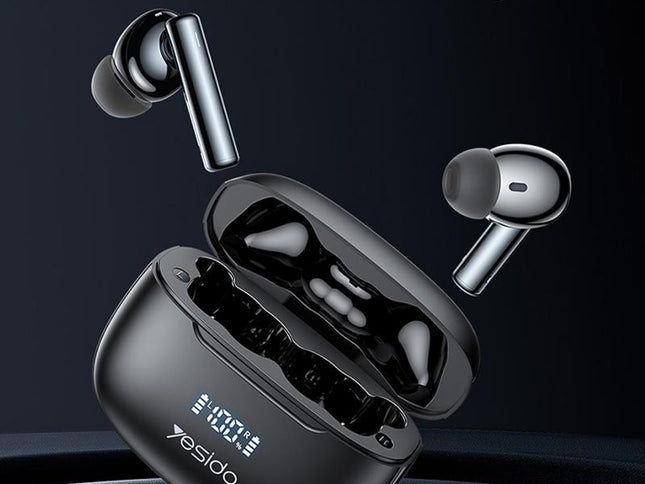 Wireless Bluetooth 5.0 Earphones With Anc And Led Display-1915198045578989569