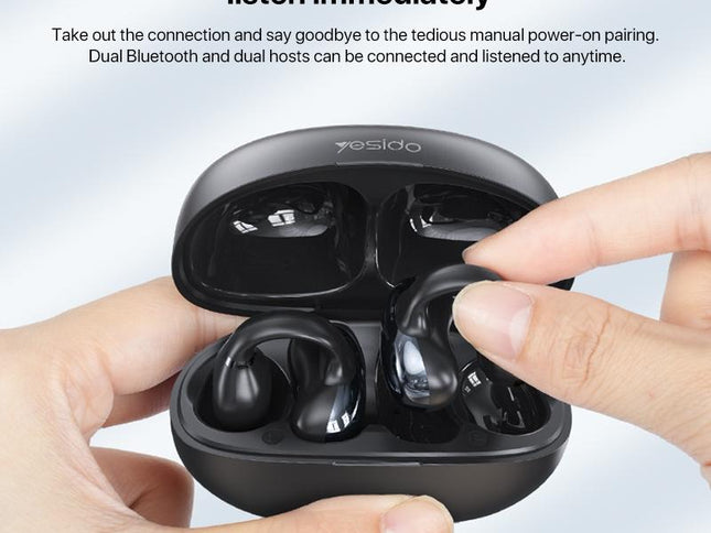 Wireless Ear Clip Earphone With Bluetooth 5.3 For Air Conduction-1915197229040275458
