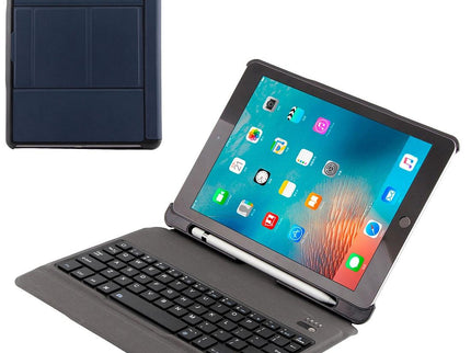 Detachable Bluetooth Keyboard & Leather Tablet Case For Ipad Air / Pro 9.7 - Blue-1915196570115117065