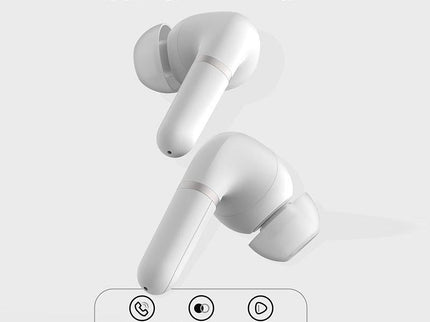 Wireless Bluetooth 5.2 Earphones With Anc & Enc Noise Reduction - White-1915196637286895621