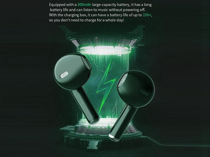 Wireless Bluetooth 5.3 Earphones - Black Ipx6 Edc-1915196506898567175