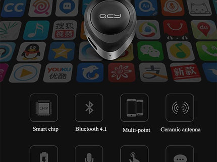 Wireless Bluetooth Earphone With Mic - 10M Range-1915196496706408452