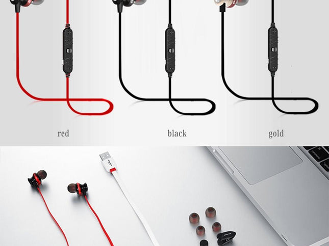 Wireless Magnetic Sport Earphones With Bluetooth Control-1915196542009085954