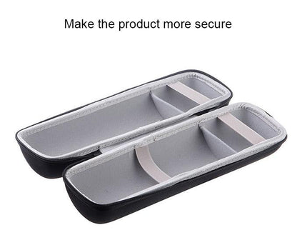 Portable Zipper Case For Jbl Charge 3 Speaker - Black Leather-1915196497486548995