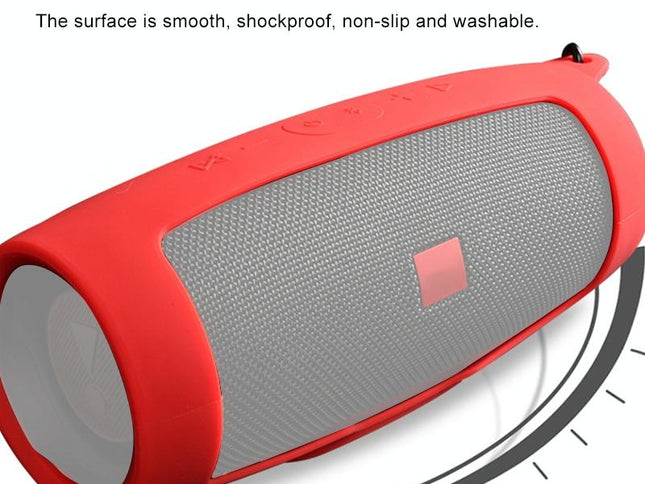Shockproof Silicone Case For Jbl Charge 4 Bluetooth Speaker - Black-1915196789145866242