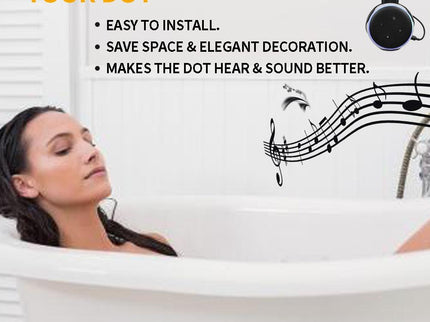 Smart Bluetooth Speaker Holder For Amazon Echo Dot 3 - Portable Wall Plug Accessory Black-1915196774012817416