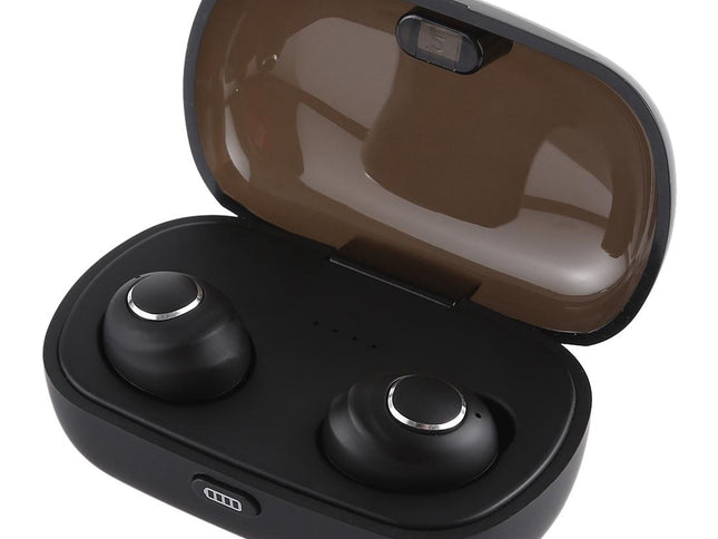 Portable Bluetooth V5.0 Earphones With Charging Box - X8 Tws For Outdoor Sports Black-1915196768874795009