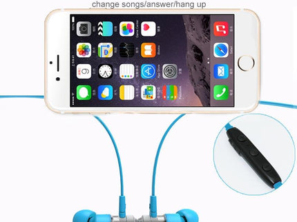 Xhh-O300 Wireless Noise-Cancelling Earbuds - Magnetic Sports Headset-1915196566034059267