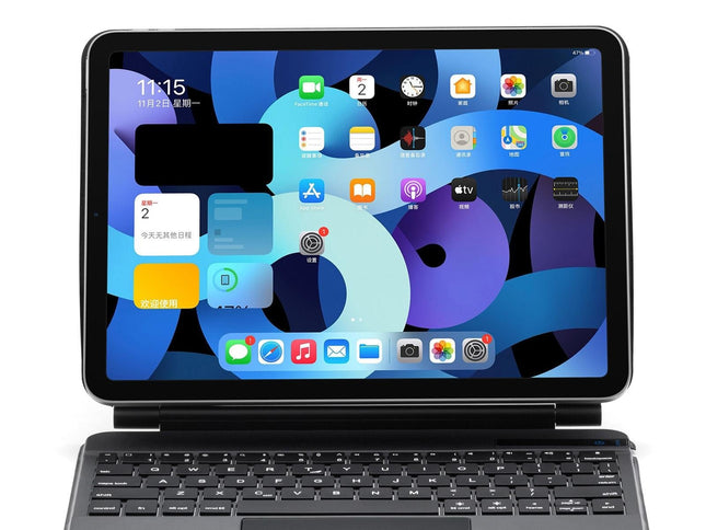 Ultra-Thin Detachable Bluetooth Keyboard Tablet Case For Ipad Pro 11 & Ipad Air 10.9 - Black-1915196767410982912