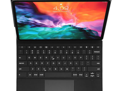 Ultra-Thin Detachable Bluetooth Keyboard Tablet Case For Ipad Pro 12.9 With Touchpad & Backlight - Black-1915196781315100676