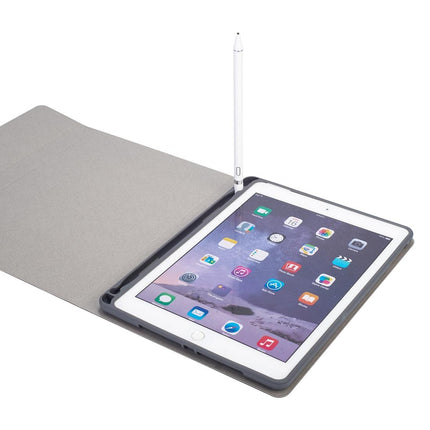 Silk Texture Bluetooth Keyboard Tablet Case For Ipad Air 2 / 1 Pro 9.7 2017 / 2018 With Stand & Pen Slot - Rose Gold-1915196544437587971