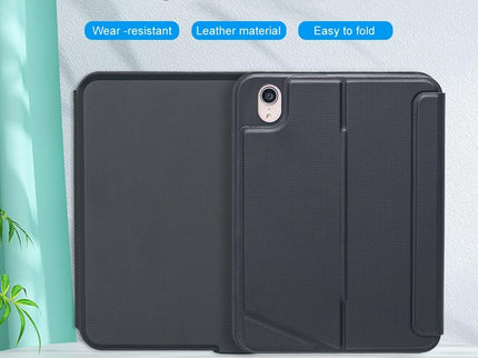 Split Type Bluetooth Keyboard Leather Case For Ipad Mini6 With Touch Backlight-1915198220112367620