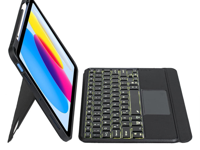 2022 Ipad 10.9 Touch Keyboard Case - Split Type Bluetooth Leather-1922443452839235585