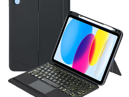 2022 Ipad 10.9 Touch Keyboard Case - Split Type Bluetooth Leather-1922443452839235591