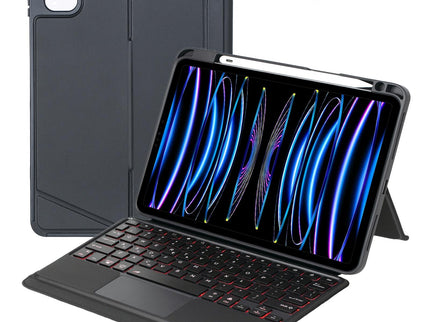 Bluetooth Keyboard Leather Case For Ipad Air / Pro 11 - Touch Backlight Split Type-1915197907234066439