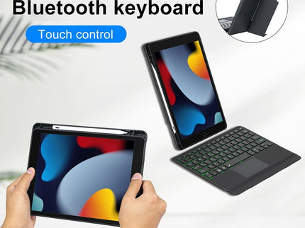 Bluetooth Keyboard Leather Case For Ipad 10.2 / 10.5 / Pro 10.5 - Touch Backlight Split Type-1915197741978488837
