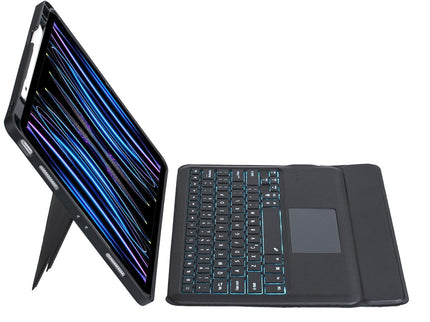 12.9 Ipad Pro Touch Backlight Bluetooth Keyboard Leather Case - Split Type 2022 / 2021 / 2020 / 2018-1915197568602738689