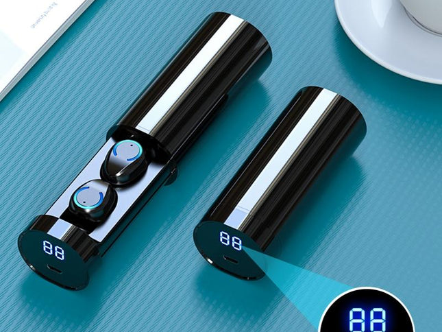 Touch Bluetooth Earphones With Noise Cancelling And Pull-Out Charging Box-1915196778291007489