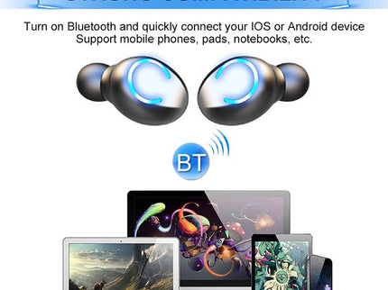 Touch Bluetooth Earphones With Noise Cancelling And Pull-Out Charging Box-1915196778291007492