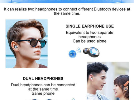 Touch Bluetooth Earphones With Noise Cancelling And Pull-Out Charging Box-1915196778291007494