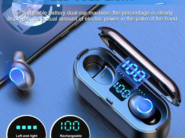 Mini Touch Bluetooth Earphones With Noise Cancelling And Charging Box-1915196794954977281