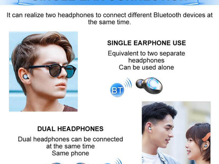 Mini Touch Bluetooth Earphones With Noise Cancelling And Charging Box-1915196794954977283