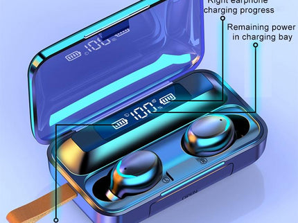 Jerry Solution Touch Bluetooth Earphones With Magnetic Charging Box - F9-5C-1915196701090648065